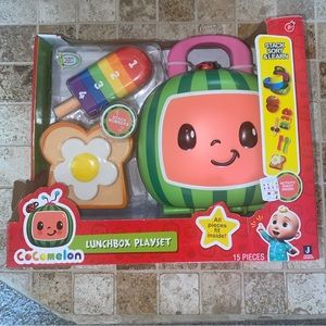 NEW IN BOX Cocomelon lunchbox play set